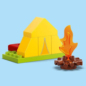 LEGO DUPLO Peppa Pig 10452 Vacanze in campeggio - Gioco di costruzione per bambini di 2 anni