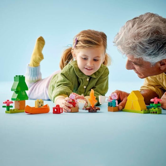 LEGO DUPLO Peppa Pig 10452 Vacanze in campeggio - Gioco di costruzione per bambini di 2 anni