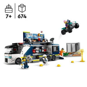 LEGO City 60418 City Il laboratorio mobile di scienze forensi, quad giocattolo, regalo per bambini dai 7 anni e minifigure