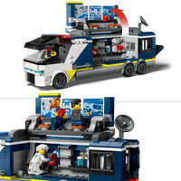 LEGO City 60418 City Il laboratorio mobile di scienze forensi, quad giocattolo, regalo per bambini dai 7 anni e minifigure