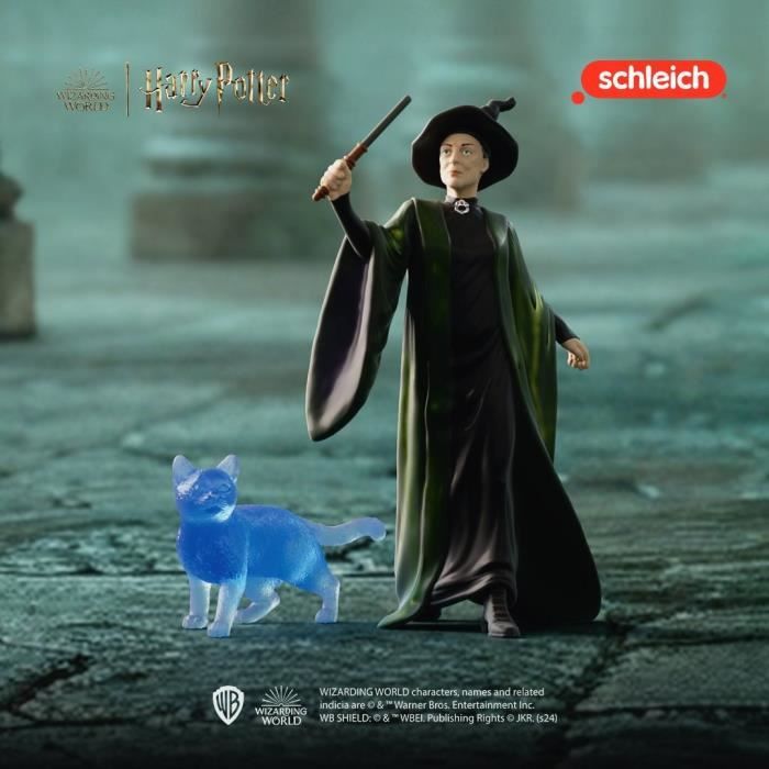 Le figurine della Professoressa McGonagall e del suo Patronus, Schleich 42682 Harry Potter, Per bambini dai 6 anni