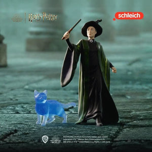Le figurine della Professoressa McGonagall e del suo Patronus, Schleich 42682 Harry Potter, Per bambini dai 6 anni