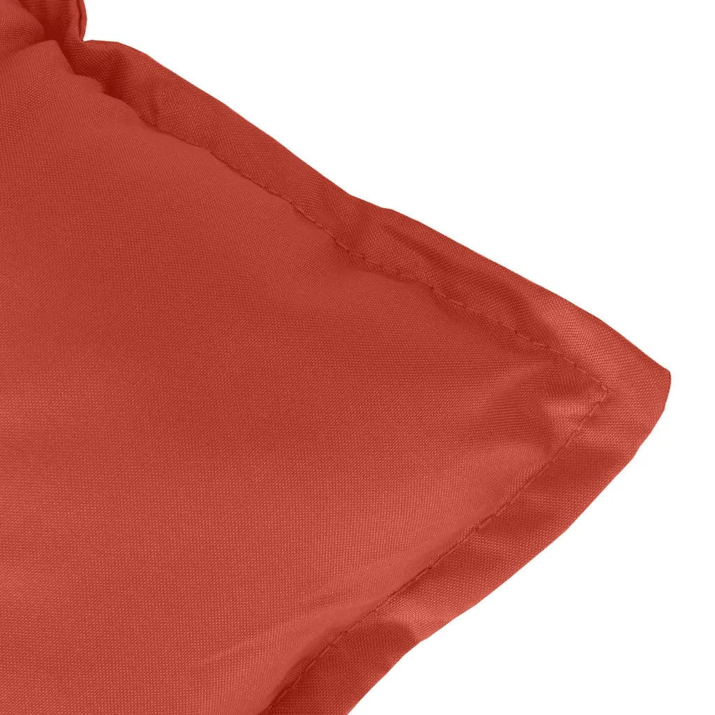 Cuscino Panca Giardino-Cuscini per panchina da esterno Rosso M¨¦lange 100x50x7 cm Tessuto