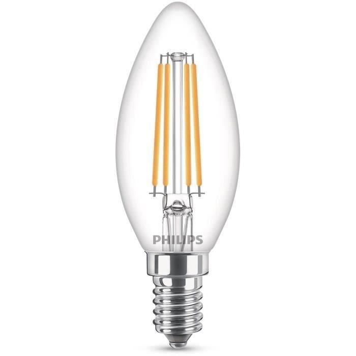 Lampadina LED Philips Equivalente 60W E14 Bianco caldo Non dimmerabile, Vetro