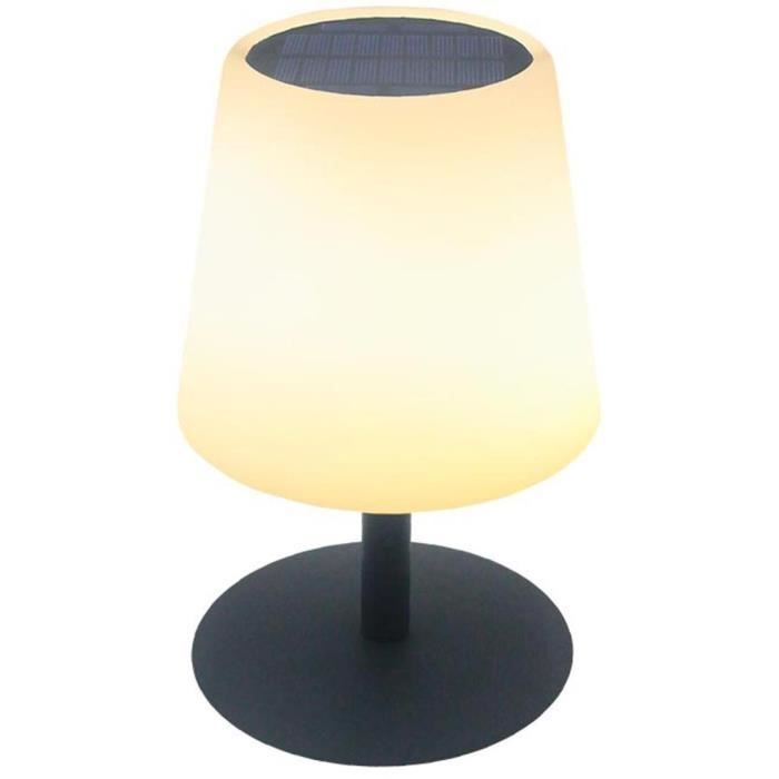 Lampada da tavolo solare e ricaricabile - LUMISKY - STANDY TINY SOLAR - H25 cm - LED bianco caldo e bianco dimmerabile