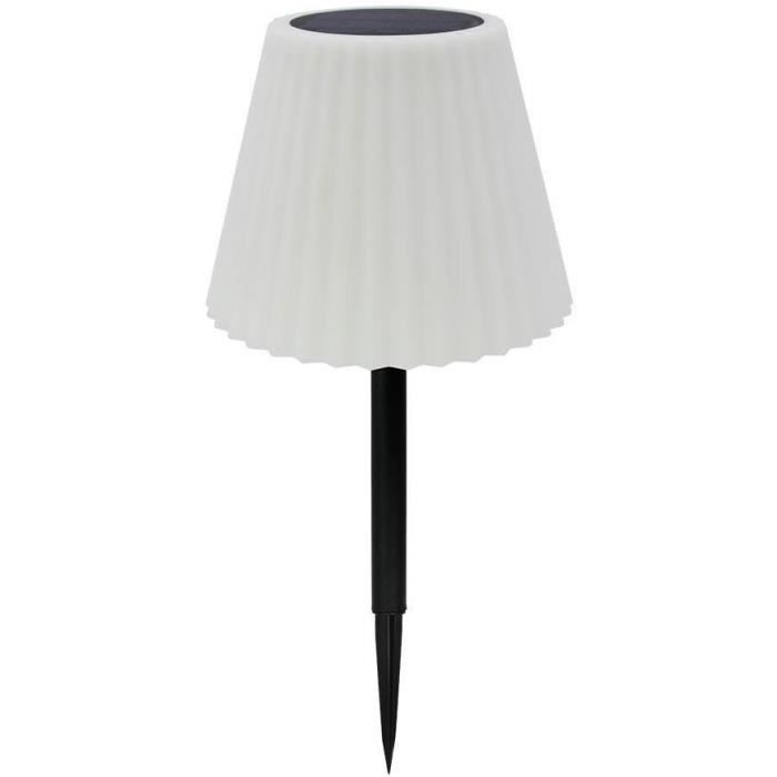 Lampada da tavolo solare 2 in 1 per piantare o posizionare - LUMISKY - BOUFFANT - H62 cm - LED bianco dimmerabile