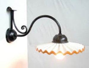 LAMPADA MARGHERITA IN FERRO BATTUTO ILLUMINAZIONE