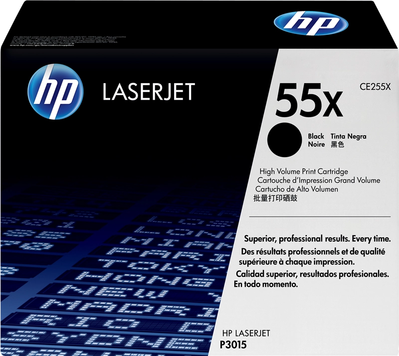 HP Cartuccia Toner originale nero ad alta capacità LaserJet 55X