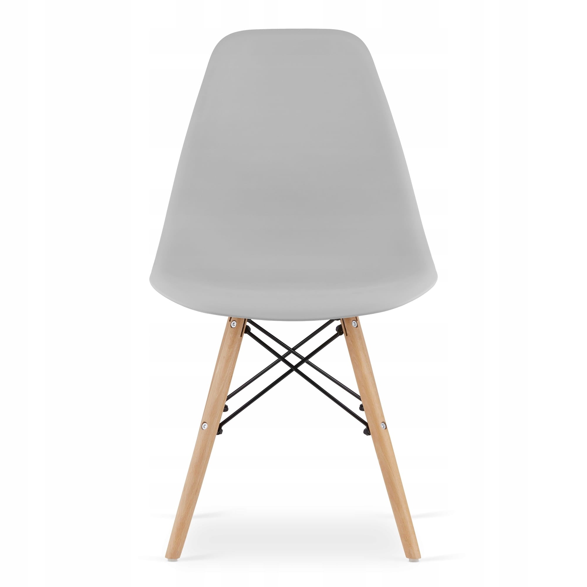 Tavolo rotondo Valora KOVA Ø80 bianco + 3 sedie OSAKA grigio