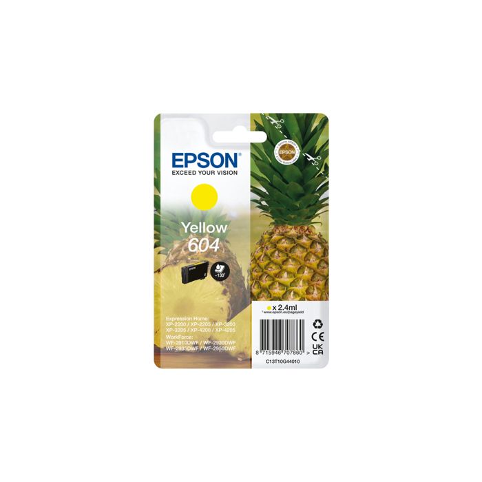 Inchiostro - EPSON - Giallo - Ananas 604