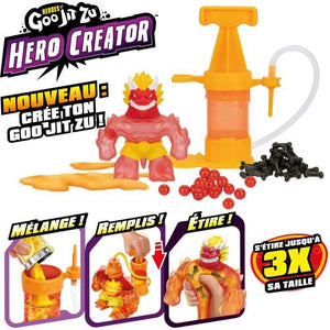 Hero Creator Blazagon Figura 11 cm - HERoeS OF GOO JIT ZU - Kit per la creazione di texture personalizzate