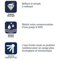 GROHE - Miscelatore monocomando per lavabo - Taglia S