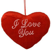 Trade Shop - Cuore Rosso Con Scritta I Love You Con Appendino 20cm Idea Regalo San Valentino -