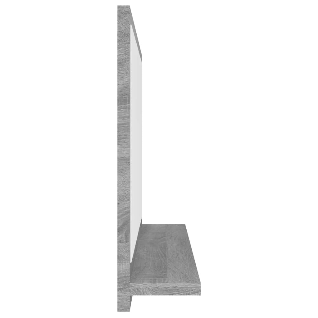 Specchio da bagno Sonoma 40 x 10,5 x 37 cm in legno ingegnerizzato grigio 02_0006899