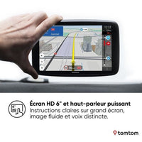 GPS automatico - TOM TOM - GO Superior - schermo HD 6 - Mappe del mondo - Aggiornamento Wi-Fi