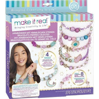 Gioco di creazione di gioielli - LANSAY - 41322 - Make It Real - Bracciali in pietra celeste