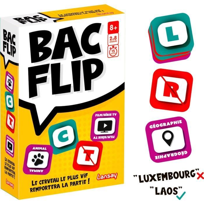 Gioco da tavolo - LANSAT - BAC FLIP - Dagli 8 anni