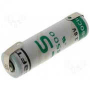 BATTERIA LITIO SAFT LS14500 AA 3,6V 2,6 Ah CON LAMELLE