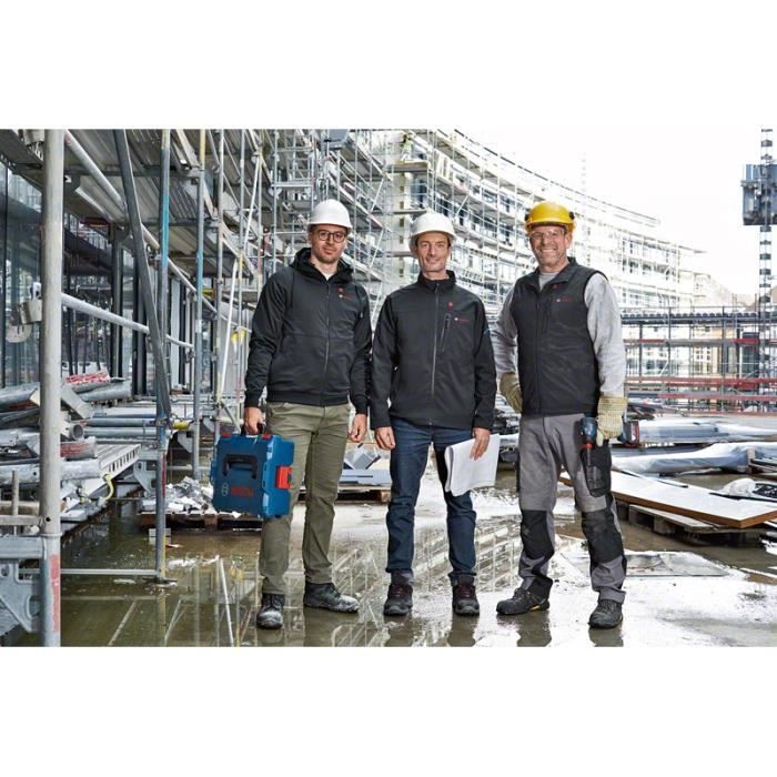 Giacca riscaldata GHH 12 + 18V XA + GAA 12V-21 + GBA 12V 2.0Ah + GAL 12V-20 Taglia 2XL BOSCH