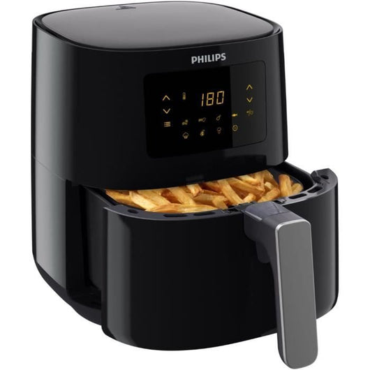Friggitrice senza olio - PHILIPS - Airfryer L HD9252/70 Serie 3000 - 4,1 L - 4 persone - 7 preimpostazioni - Nero