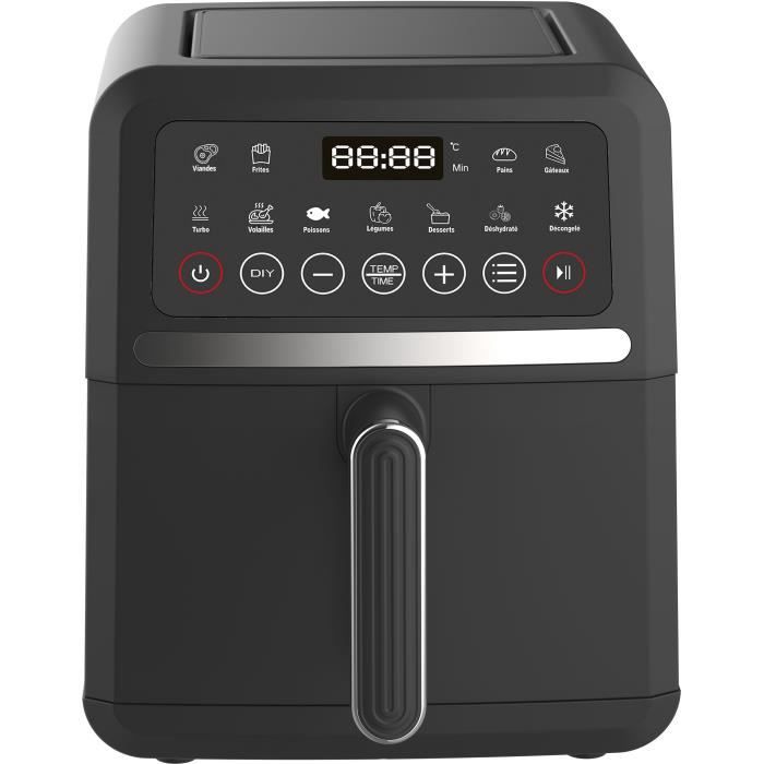 Friggitrice dietetica - LITTLE BALANCE - 8725 - Crousty light - 5 L - 1500 W - 12 programmi - Nero