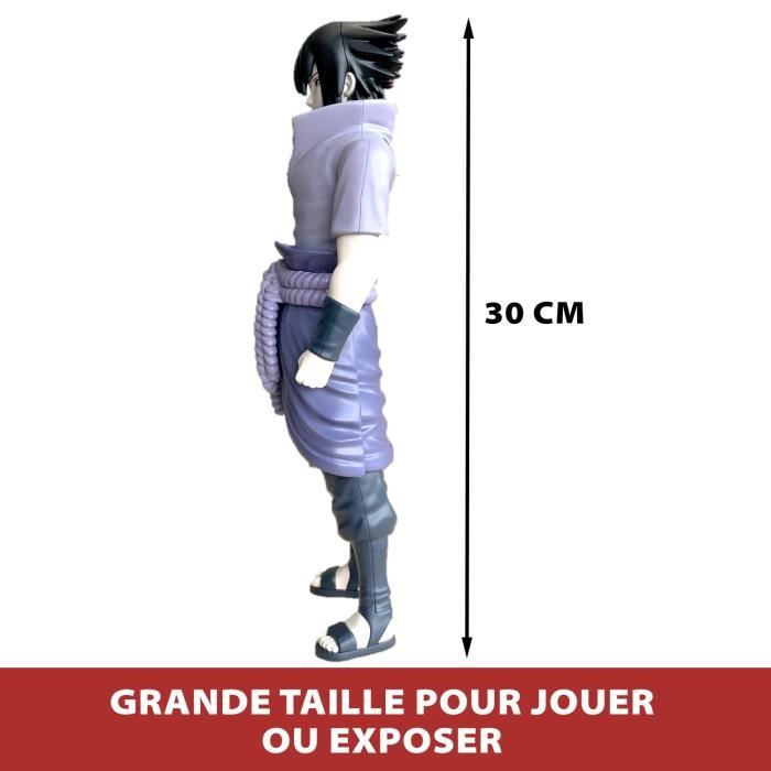 Figura articolata grande - BANDAI - Anime Heroes - Naruto Shippuden - Anime Heroes Mega Figure 30 cm - Sasuke Uchiha