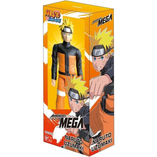 Figura articolata grande - BANDAI - Anime Heroes - Naruto Shippuden - Anime Heroes Mega Figure 30 cm - Naruto Uzumaki