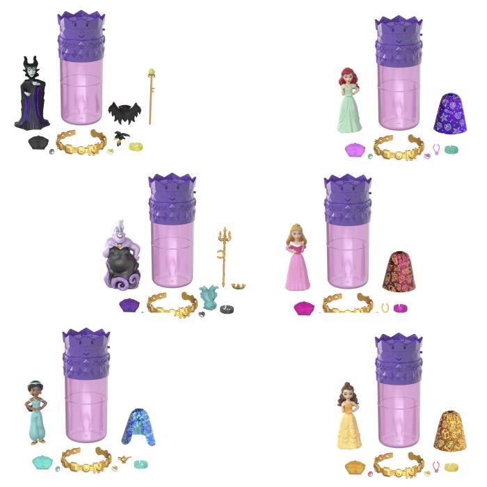 Disney Princesses-Mini-Royalty Dolls Color Reveal-Assortimento HXH16