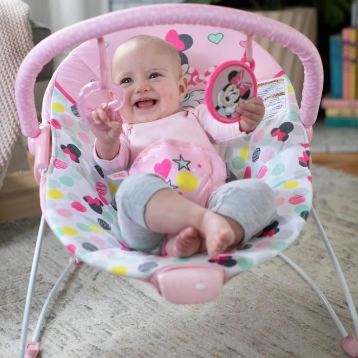 Disney Baby Sdraietta Minnie Spotty Dotty con vibrazioni e arco gioco
