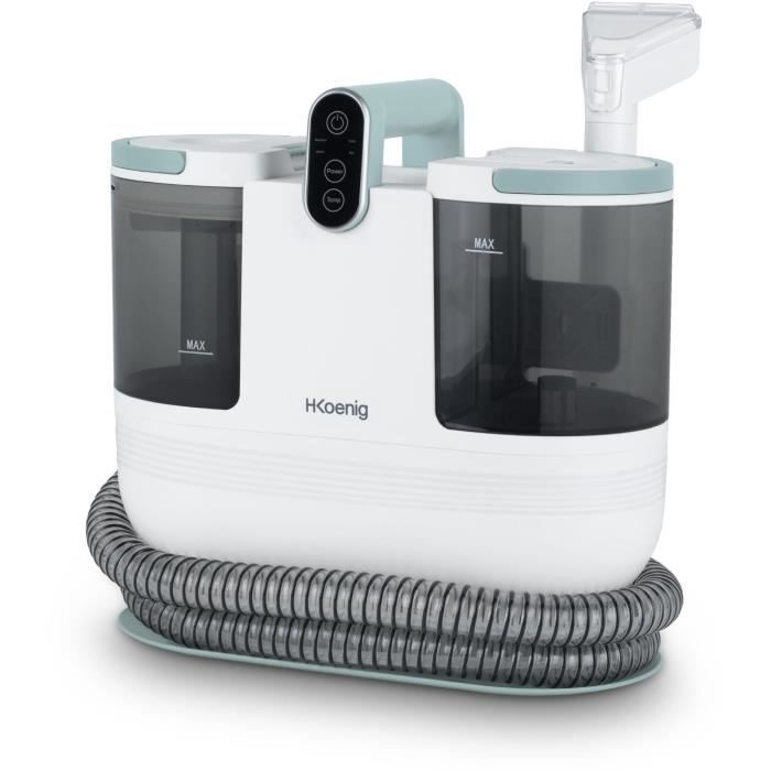 Detergente per tessuti ad acqua calda - HKoeNIG TWT88 - 1600 ml - 290 ml/min - 1200 W - Bianco