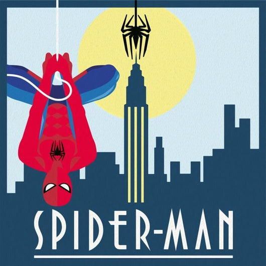 CreArt 20x20 cm Spider Man, Tempo libero creativo, 23891, Ravensburger