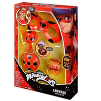 Costume da Coccinella - Maschera specchio Yoyo Orecchini Kwami Tikki - BANDAI - Miraculous Ladybug - Set di trasformazione