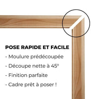 Cornice sagomata - NORDLINGER PRO - 20 x 60 cm - 42 x 14 mm - FSC 100%