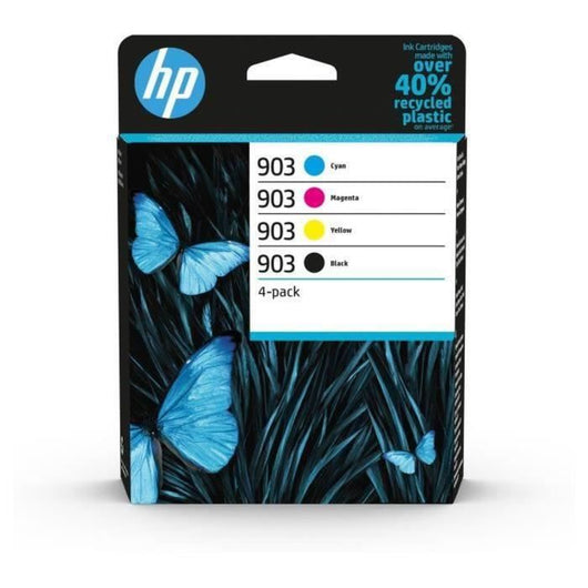 Confezione da 4 cartucce di inchiostro originali HP 903, nero / ciano / magenta / giallo (6ZC73AE) per HP OfficeJet / OfficeJet Pro 6900
