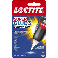 Colle cianoacrilate - LOCTITE - SUPERGLUE-3P - Power Gel Control - Tubo 3g