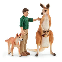 Cofanetto Avventure in Oceania, figurine di animali selvatici, Schleich 42550 Wild Life, per bambini dai 3 anni