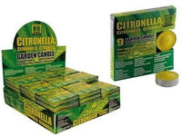 CERI CITRONELLA TEA LIGHT 63 CF. DA 9 PZ - DIAMETRO CM.4 TOTALE 567 PZ CANDELE