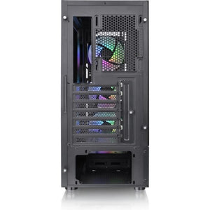 Case PC Mid Tower senza alimentatore - THERMALTAKE View 200 TG ARGB (Nero) - ATX/Micro ATX - 3x120mm A-RGB - USB 3.0/2.0 - Vetro temperato