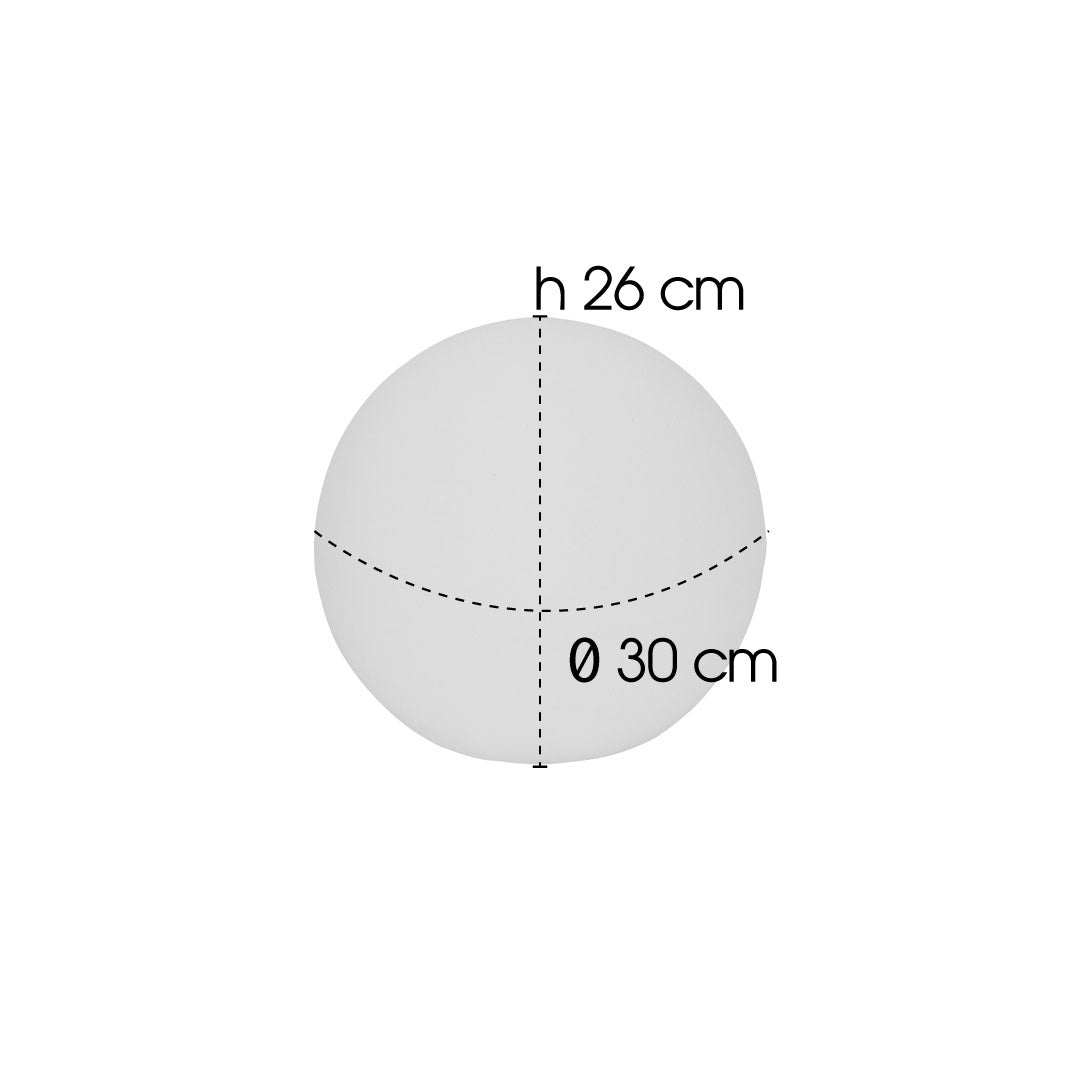 Sfera Luminosa da Giardino a LED Ø30 cm in Resina 5W Sphere Bianco Neutro