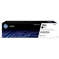 Cartuccia toner nero originale HP 106A W1106A per stampanti HP Laser 107 e multifunzione HP Laser 135/137