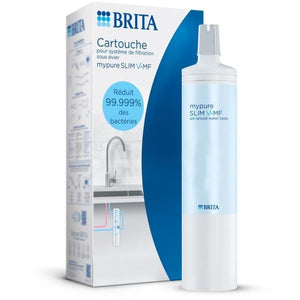 Cartuccia filtrante - BRITA - Mypure SLIM V-MF - 8000 L di acqua filtrata / 12 mesi - 3 livelli di filtrazione