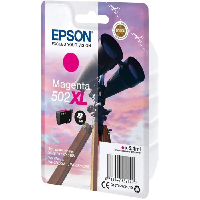 Cartuccia EPSON doppia - Magenta XL 502