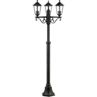 Carleen Outdoor Lamp 3L, nero, E27 max 60w, lampadina non incluso