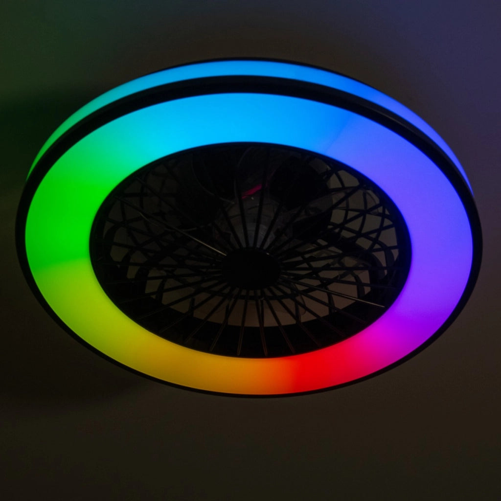 Plafoniera Kanlux Plave LED 48W RGB con ventilatore