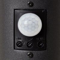 BRILLIANT - DODY Paletto da esterno - sensore incluso - colore nero - metallo/plastica E27 LED 1x10W