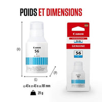 Bottiglia di inchiostro - Canon - GI -56BK - CIAN - MASIFICA COMPATIBILIT GX - (4430C001)