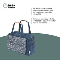 Borsa fasciatoio Day to Day Babymoov - Trendy e funzionale, Capacità 23 L, Molte tasche, 6 Accessori inclusi, Palmo