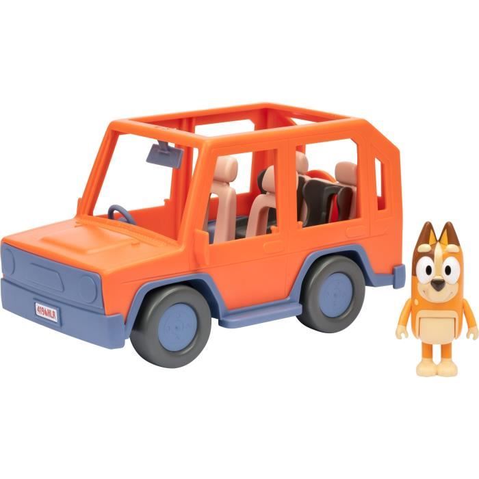 Bluey's Car - BLUEY - Veicolo familiare con statuetta Chilli e accessori