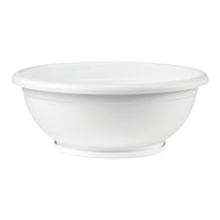 CIOTOLA NAXOS con sottovaso ad incastro Vaso BASSO fioriera Ø 50 cm VARI COLORI Color: BIANCO