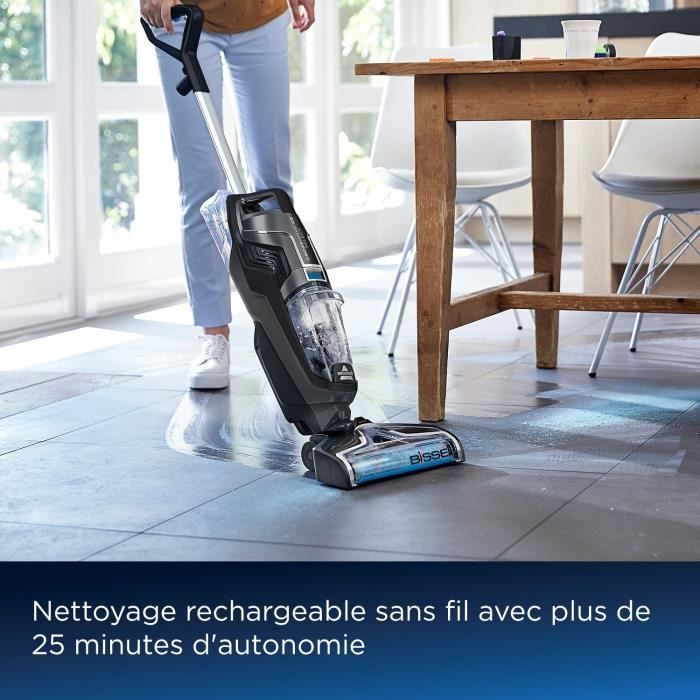 Bissell B3569N CrossWave C6 Selezionare Cordless - Wireless Broom aspirapolvere 3 in 1